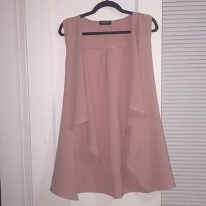 Pink Sleeveless Vest